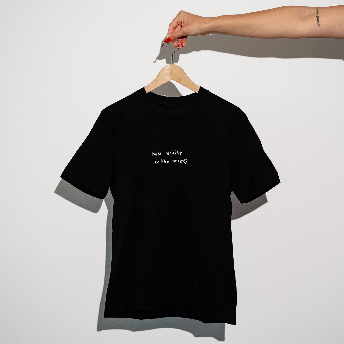 Male zizike veliko srce | Unisex majica iz organskega bombaža