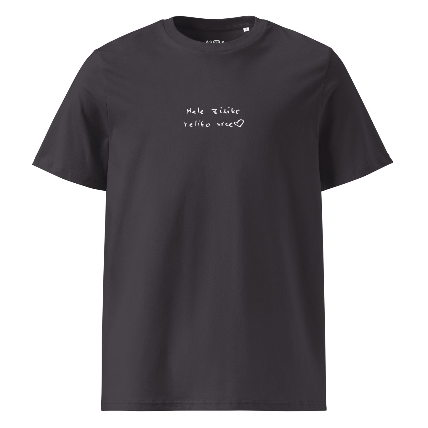 Male zizike veliko srce | Unisex majica iz organskega bombaža