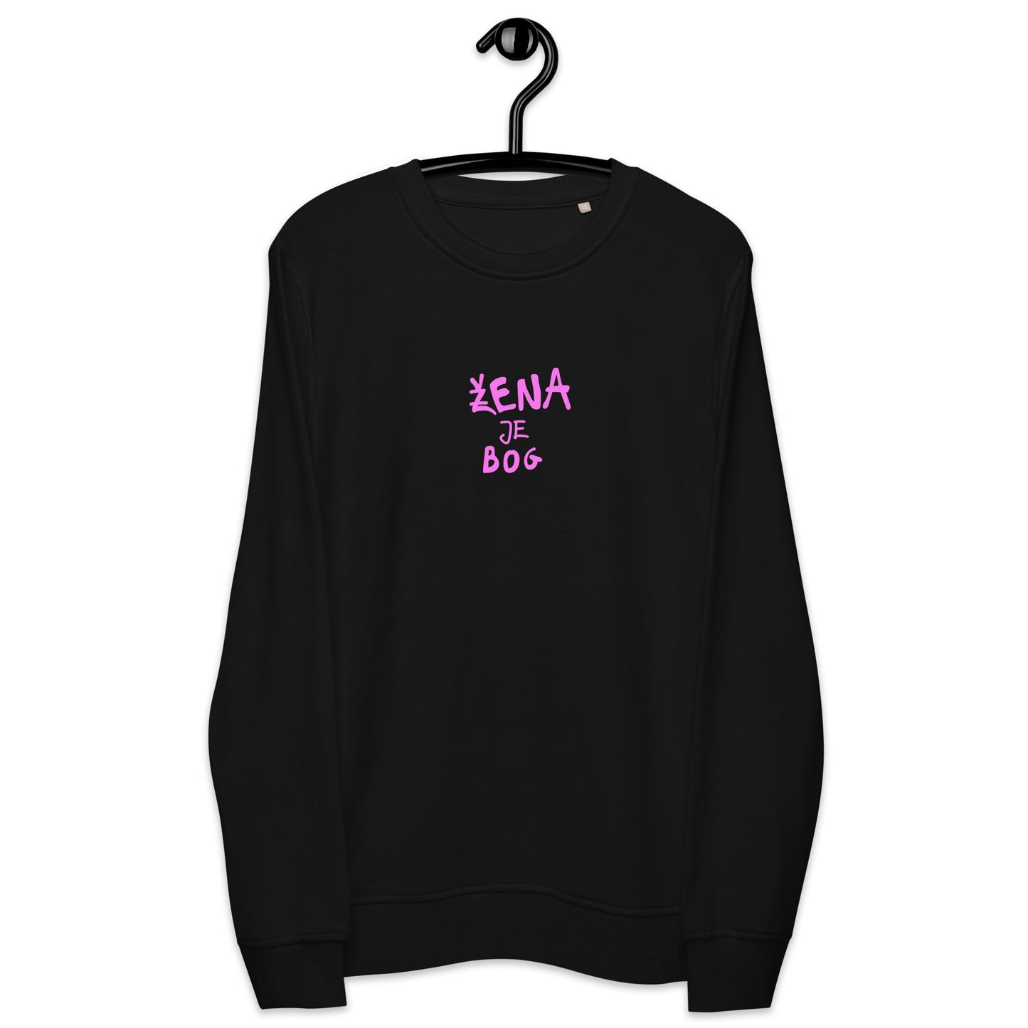 Žena je bog | unisex organski pulover