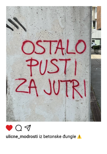 Ostalo pusti za jutri | Mug